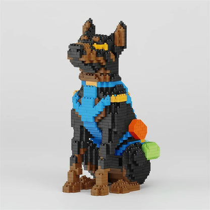 Dobermann Bausteinset