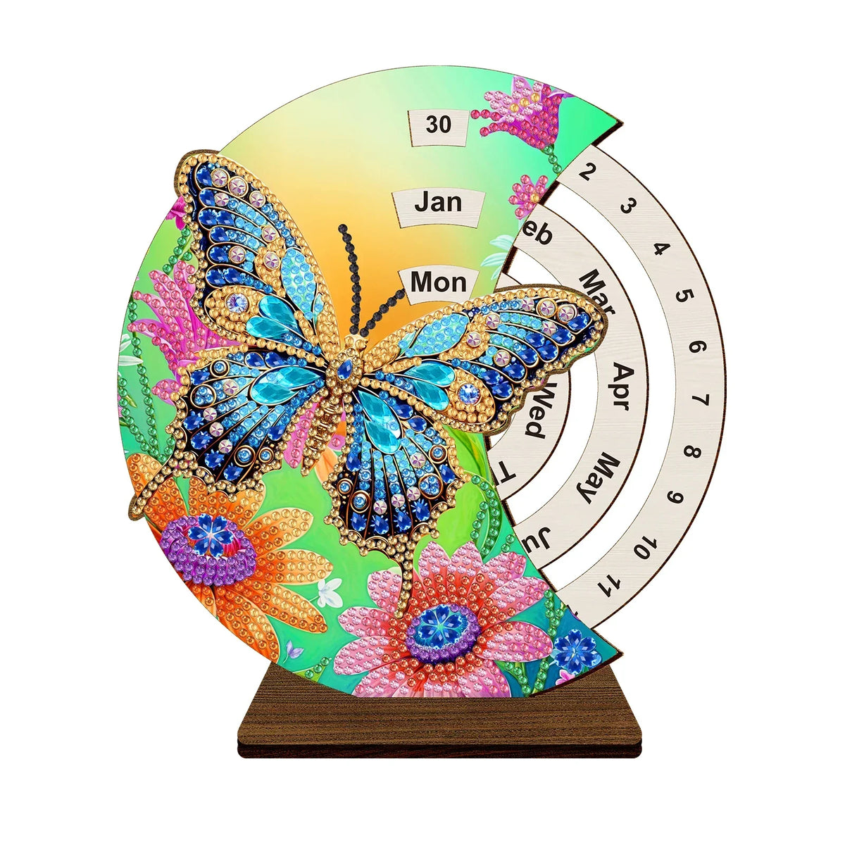 Diamond Painting Blauer Schmetterling