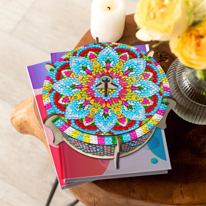 Diamond Painting Mandala Holzkiste
