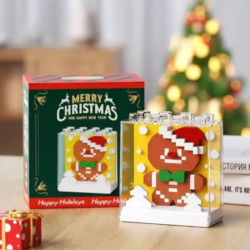 Weihnachtsfiguren in Bauklötze Bausteinset