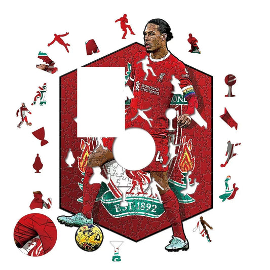 Virgil van Dijk Holzpuzzle