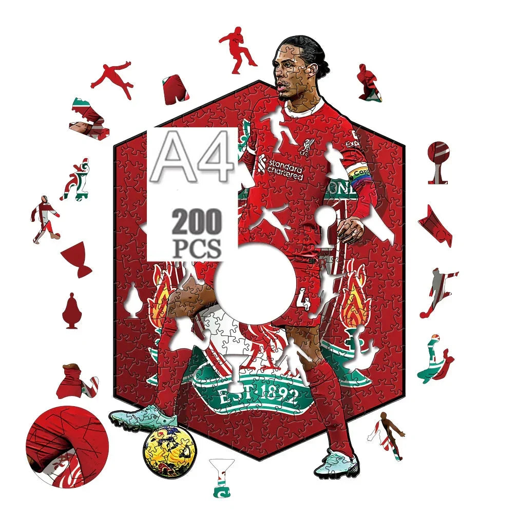 Virgil van Dijk Holzpuzzle