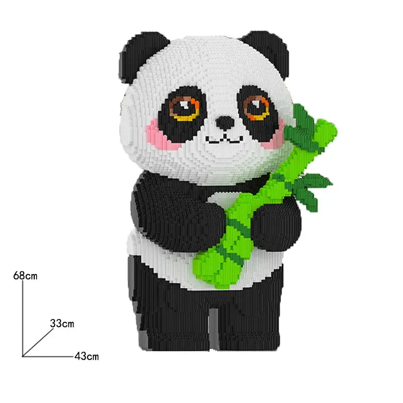 MEGA Panda mit Bambus Bausteinset