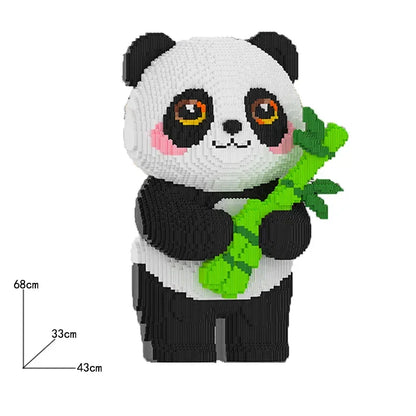MEGA Panda mit Bambus Bausteinset