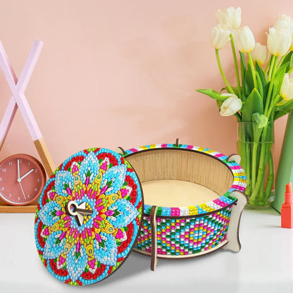Diamond Painting Mandala Holzkiste
