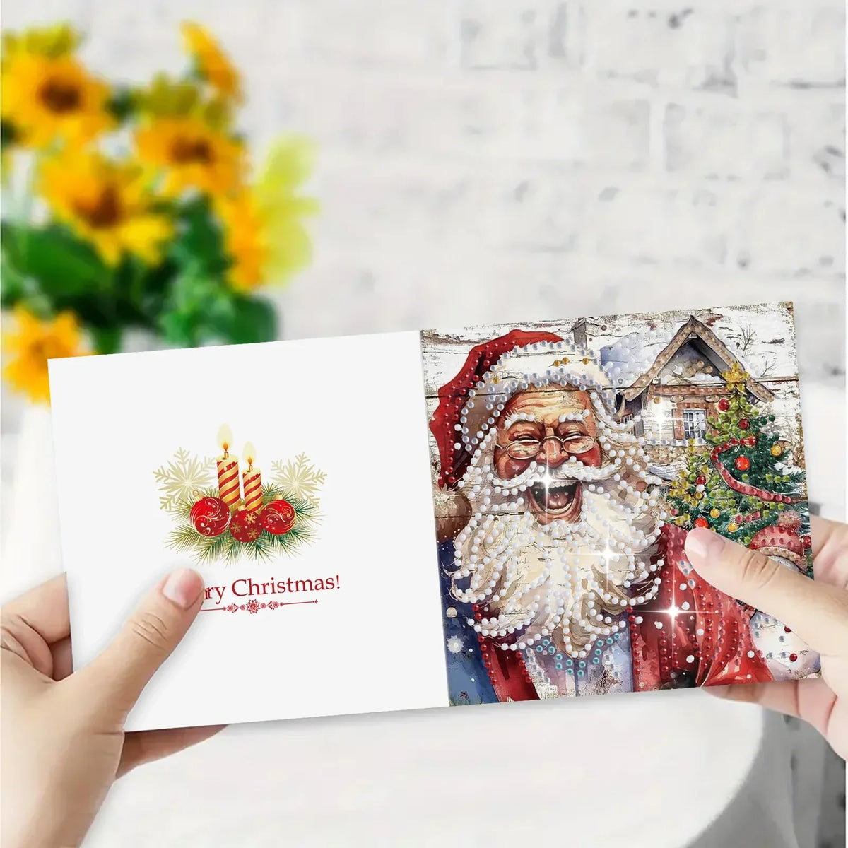 Diamond Painting Verschiedene Weihnachtskarten
