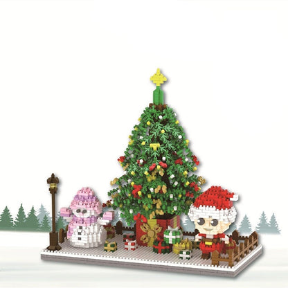 Weihnachts-Bautafel Bausteinset