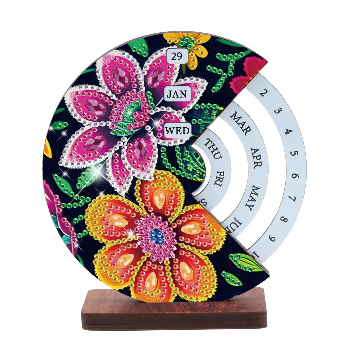 Diamond Painting Rosa & orange Blume