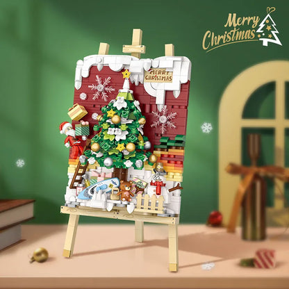 Weihnachtsmalerei Bausteinset