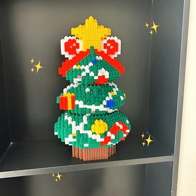 Weihnachtsbaum mit Dekoration Bausteinset