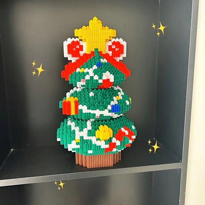Weihnachtsbaum mit Dekoration Bausteinset