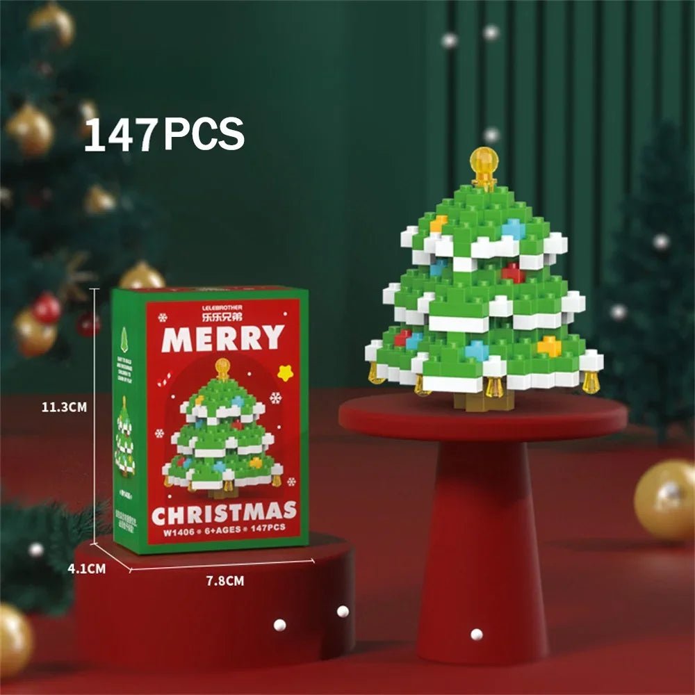 Lustige Weihnachts-Minis Bausteinset