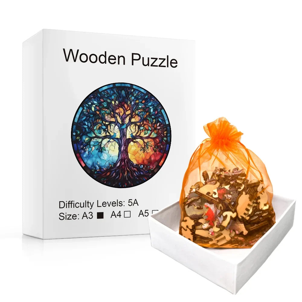 Baum Holzpuzzle