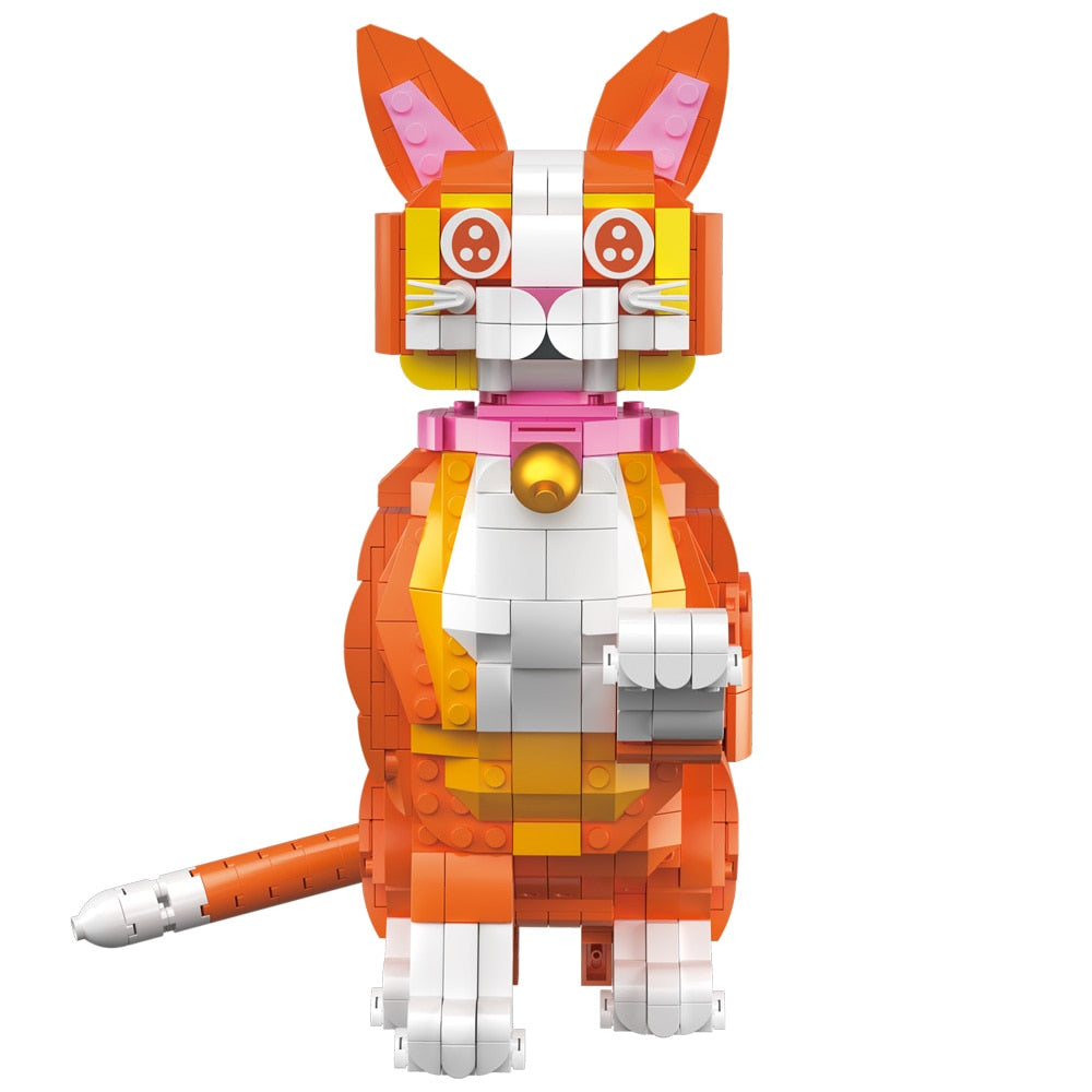 Schöne Katzen Bausteinset
