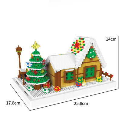 Haus des Weihnachtsmanns Bausteinset