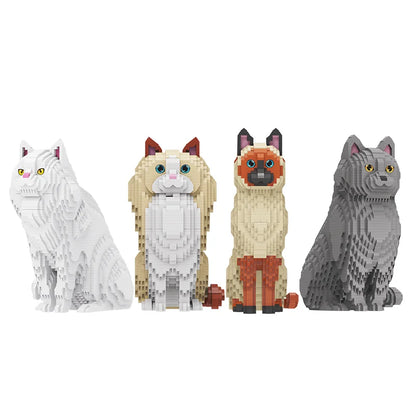 Siamesische Katze Bausteinset