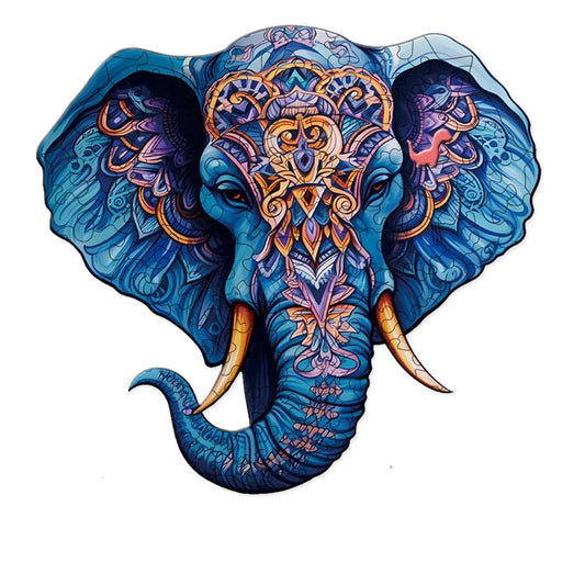 Elefant Holzpuzzle