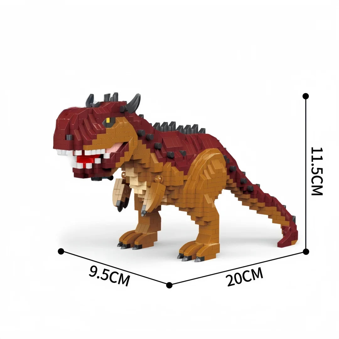 Brauner T-Rex Bausteinset