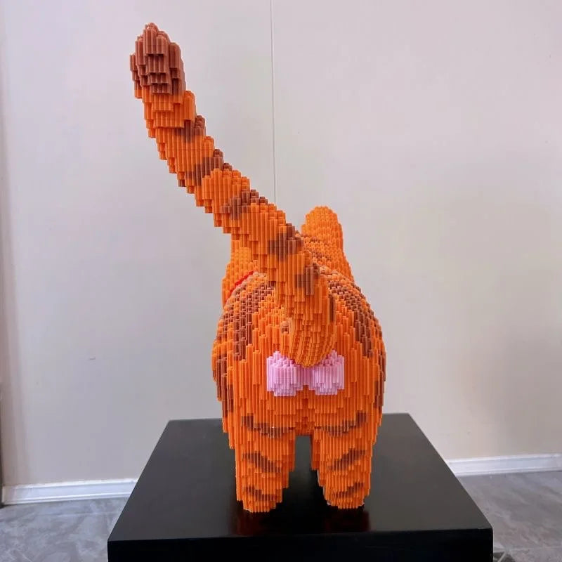 Mega Orange Katze! Bausteinset