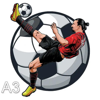Zlatan Ibrahimović Fallrückzieher Holzpuzzle