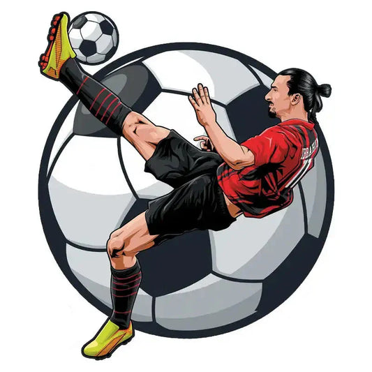 Zlatan Ibrahimović Fallrückzieher Holzpuzzle