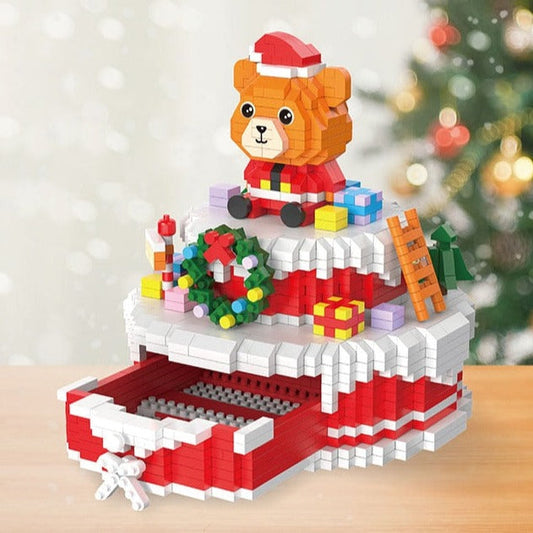 Weihnachtstablett Bausteinset
