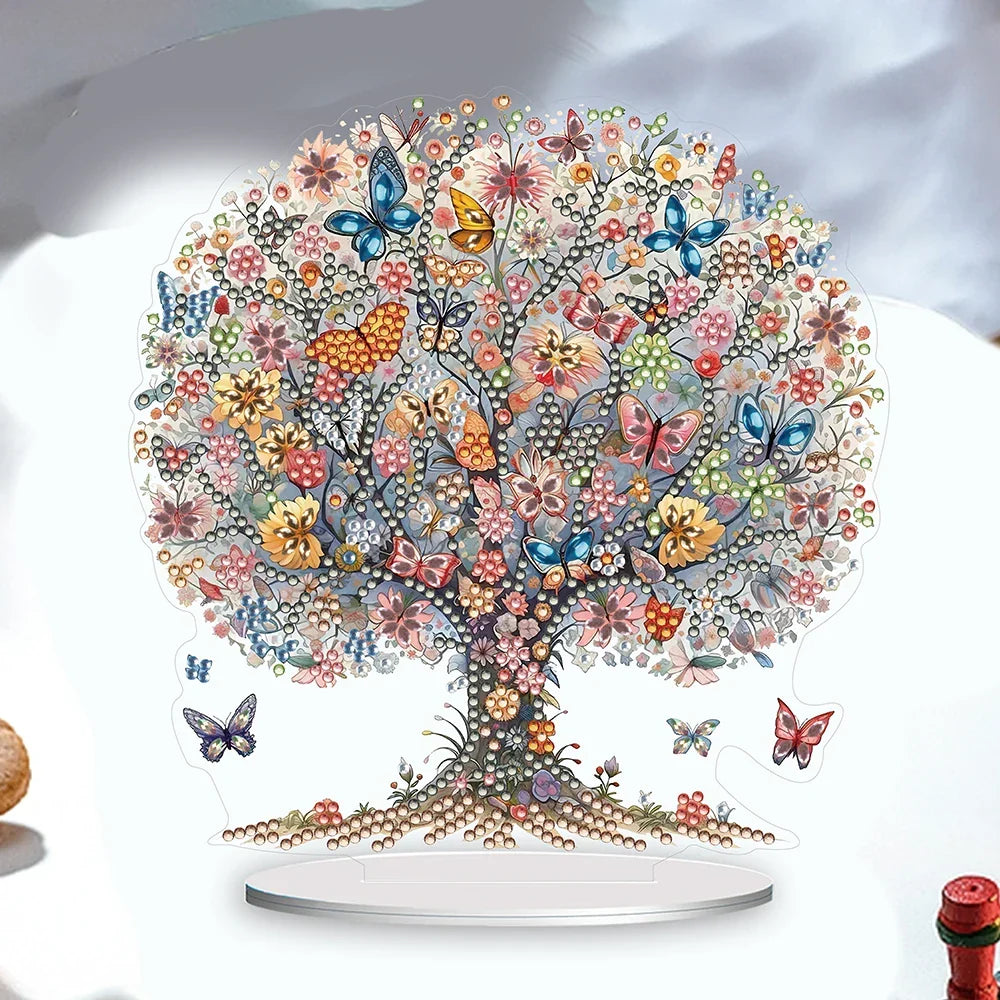 Diamond Painting 5D Schmetterlingsbaum