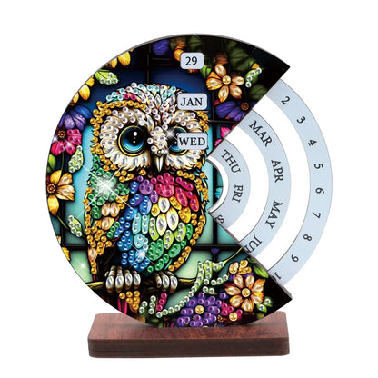 Diamond Painting Bunte Eule