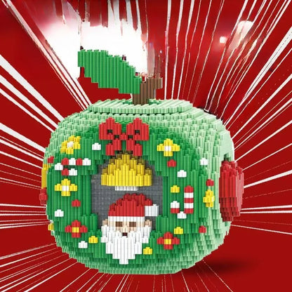 3D Weihnachtsapfel Bausteinset