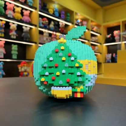 3D Weihnachtsapfel Bausteinset