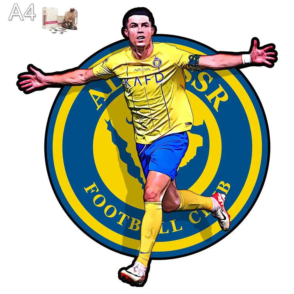 Ronaldo Al-Nassr Holzpuzzle