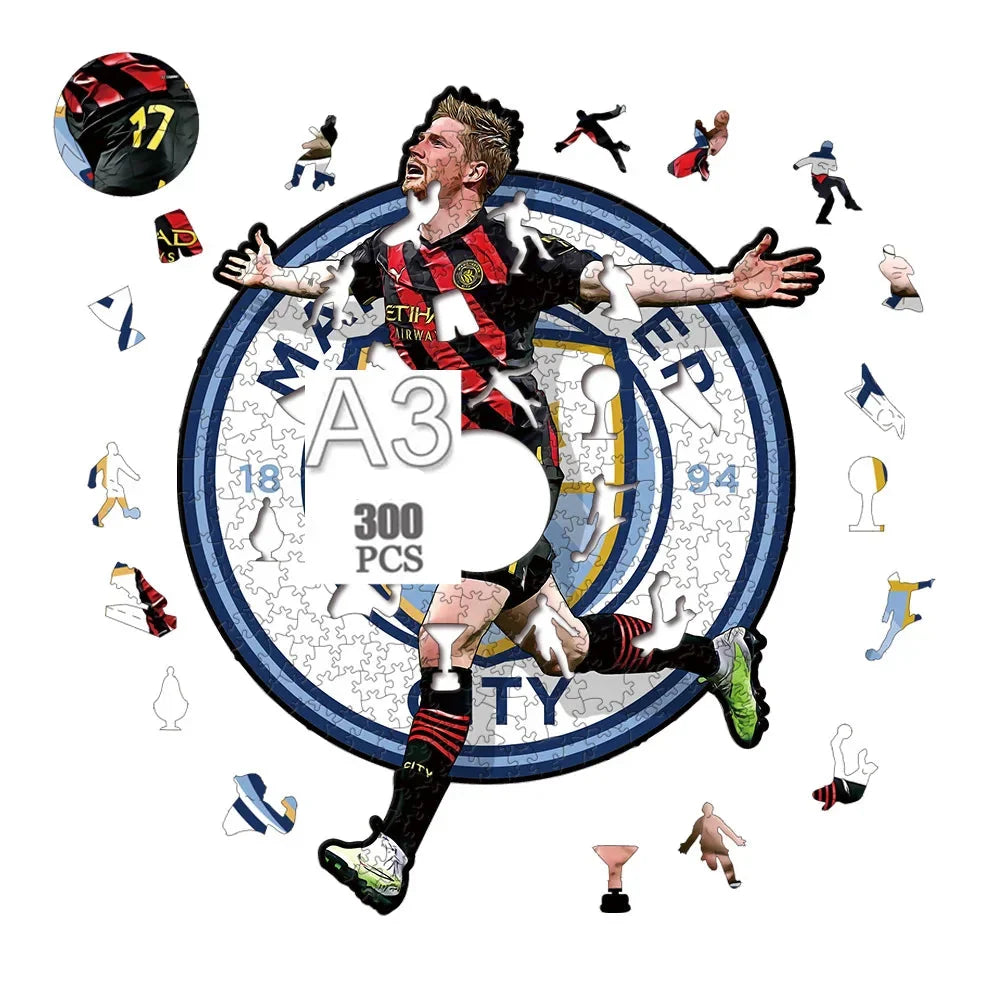 Kevin de Bruyne Holzpuzzle