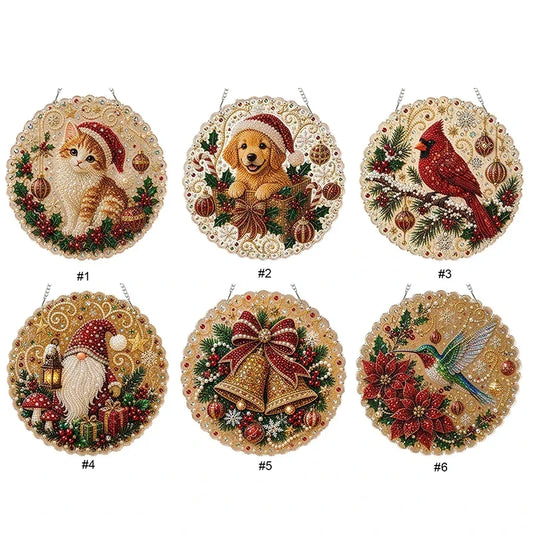 Diamond Painting Weihnachtsanhänger