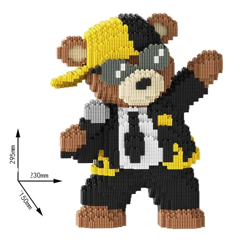 Kuschelbär-Rockstar Bausteinset