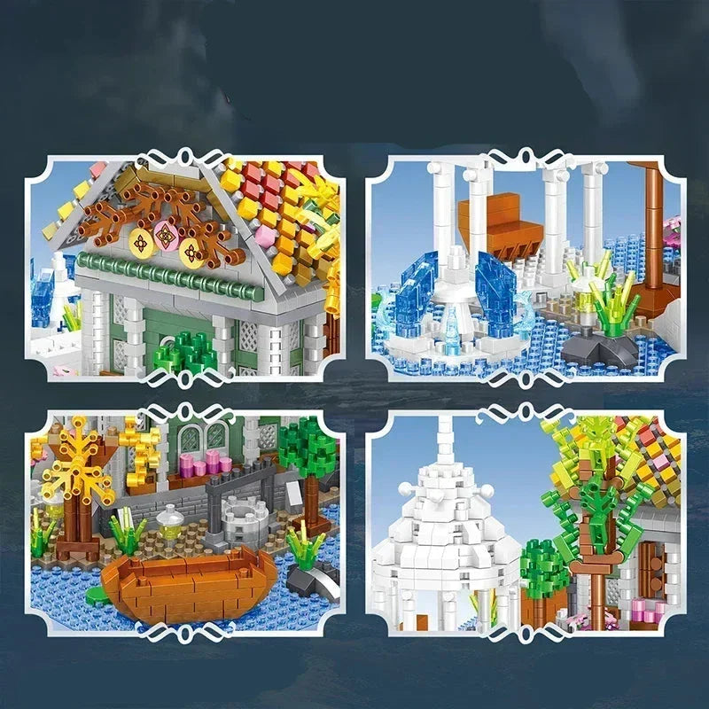 Haus auf dem Wasser Bausteinset