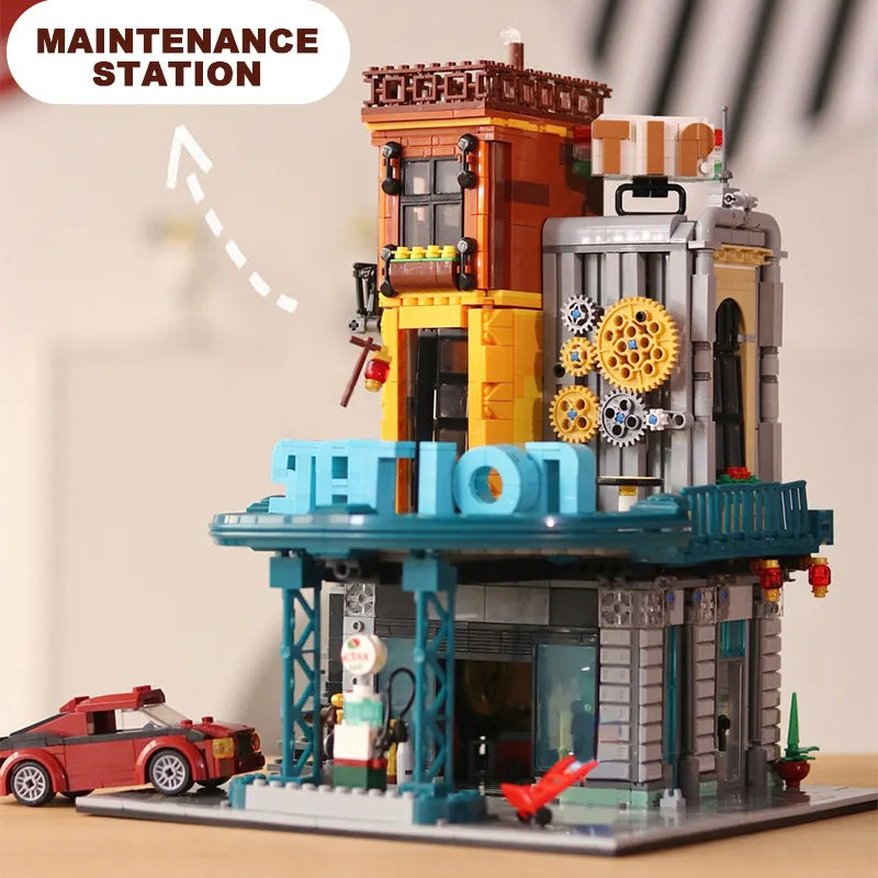 Autogarage Bausteinset
