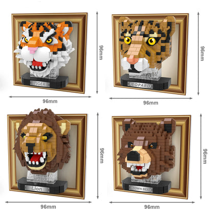 Mini 3D Bild Nashorn Bausteinset