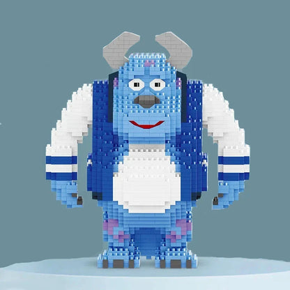 Blaues Monster Bausteinset