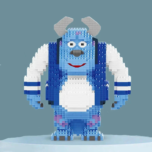 Blaues Monster Bausteinset