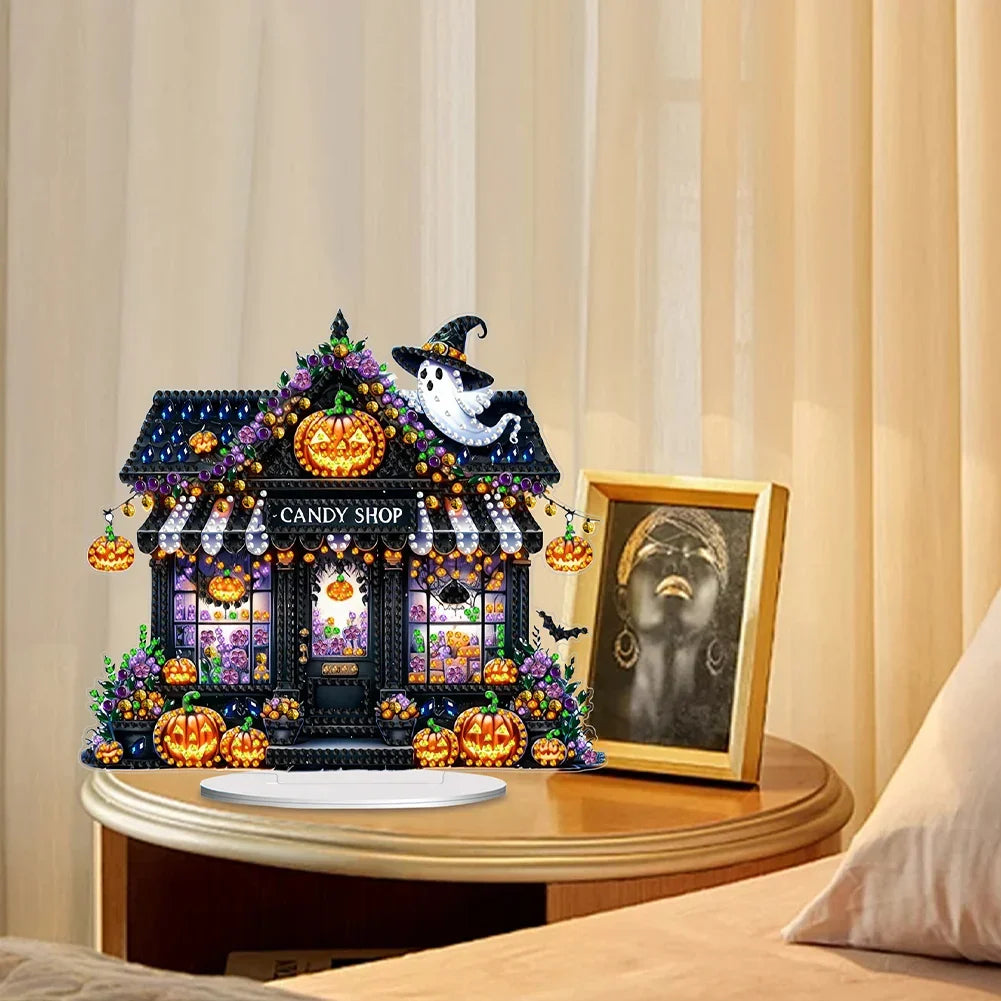 Diamond Painting 5D Halloween-Süßigkeitshaus