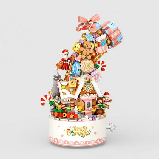 Weihnachtsmusikdose Bausteinset