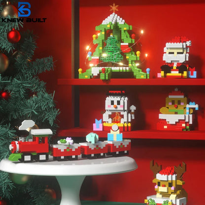 Lustige Weihnachts-Minis Bausteinset