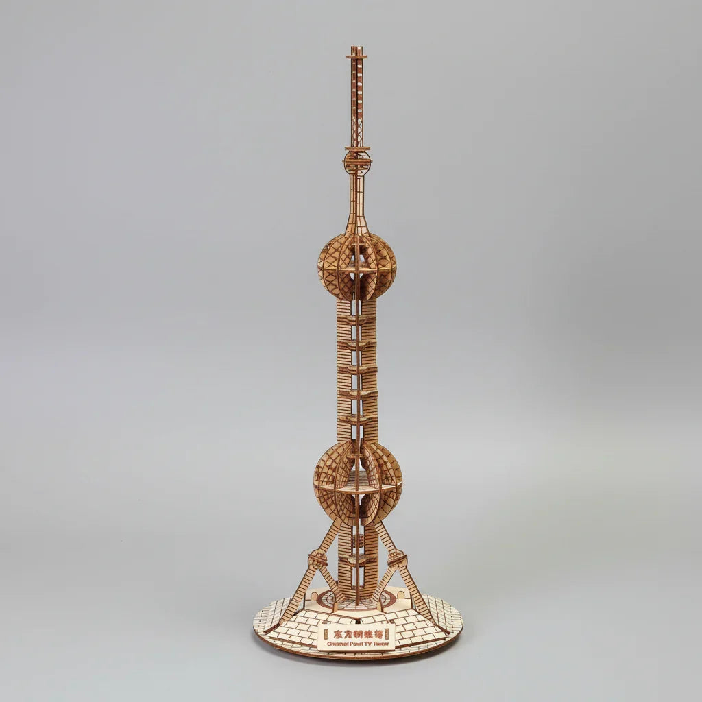 TV Turm 3D-Holzbausatz