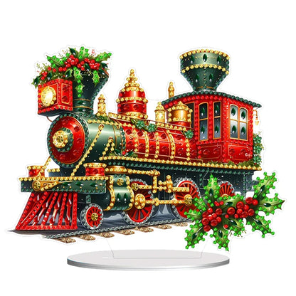 Diamond Painting 5D Weihnachtszug