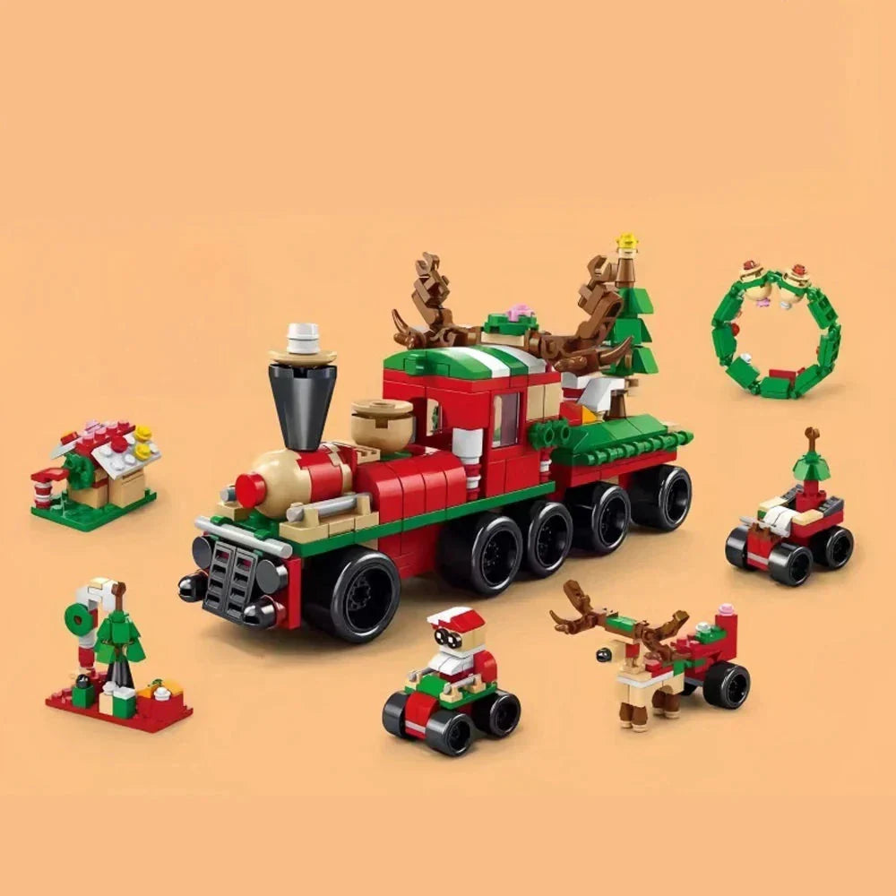 1+6 Weihnachtsgeschenkset Bausteinset