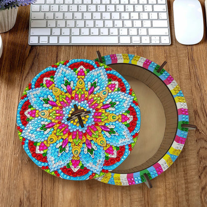 Diamond Painting Mandala Holzkiste