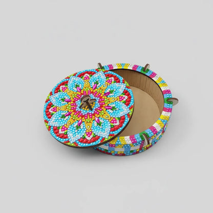 Diamond Painting Mandala Holzkiste