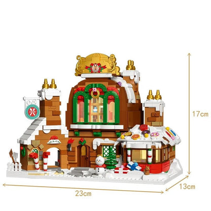 Großes Pfefferkuchenhaus Bausteinset