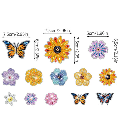 Diamond Painting Prächtiger Blumenstrauß