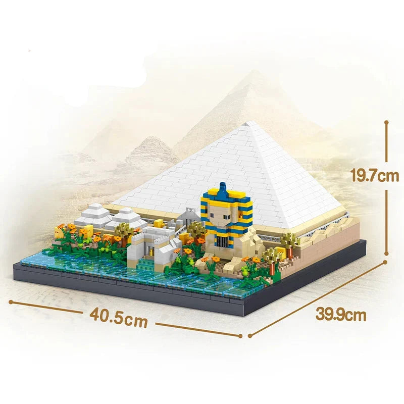 Alte Ägyptische Pyramide Bausteinset